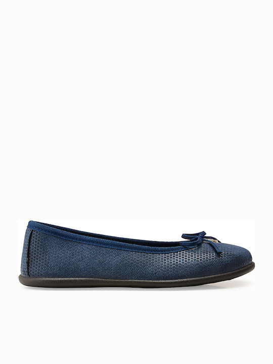 Balerini copii Anatomic Simple Suede Albastru marin