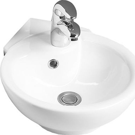 Vitruvit Tulip Wall Mounted Wall-mounted Sink Porcelain 36x47x15cm White