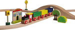 Joueco Set with Train made of Wood for 3++ Years