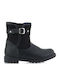Kids Boots with Zipper Black