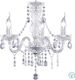 Trio Lighting Luster Chandelier Candlestick 3xE14 Transparent R11073000