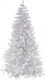 Colorado Christmas White Tree with Metallic Base and Built in Branches H210cm