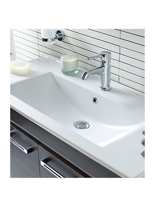 Creavit Slim Eingelassenes Waschbecken Porzellan 65x45x17.5cm Weiß