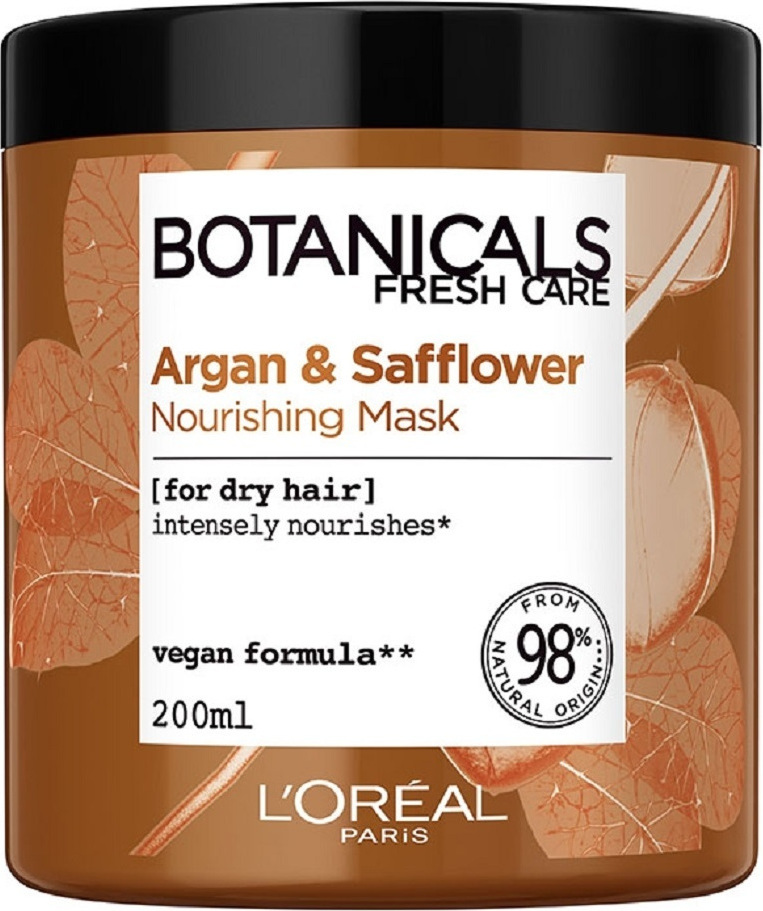 L'Oreal Botanicals Argan & Safflower Nourishing Mask 200ml - Skroutz.gr