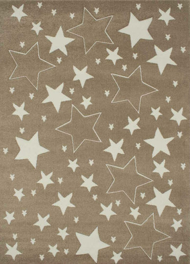Koulis Carpets 1325A Kids Rug Stele Beige 70x150cm Thickness 13mm