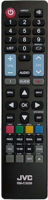 Compatible Remote Control RM-C3230 for Τηλεοράσεις JVC