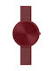 Jacques Lemans Design Watch with Red Metal Bracelet