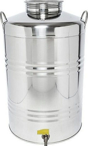 Δοχείο Inox Superfust Inox Ανοικτού Τύπου Επίπεδο 100lt