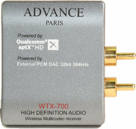 Advance Acoustic WTX-700 Bluetooth Receiver Ασημί