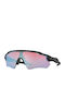 Oakley Radar Ev Path Herren Sonnenbrille mit Schwarz Kunststoff Gestell und Rot Spiegel Linse OO9208-97
