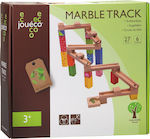 Joueco Joc de construcție din lemn Marble Track