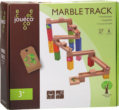 Joueco Wooden Construction Toy Marble Track