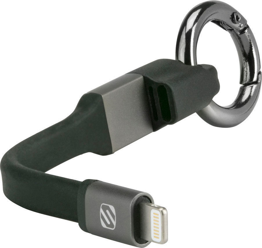 Scosche Keychain USB to Lightning Cable Γκρι 0.15m Skroutz.gr