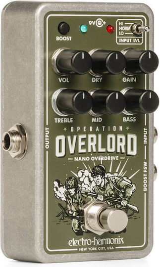 Electro-Harmonix Nano Operation Overlord Πετάλι Effect Distortion / Over­drive Ηλεκτρικής Κιθάρας και Ηλεκτρικού Μπάσου