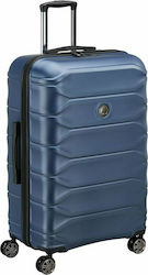 Delsey Meteor Large Suitcase H78cm Blue