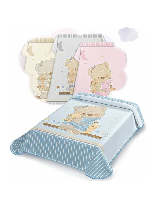 Belpla Blanket Cot Ster 665 Velvet Beige 110x140cm