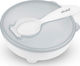 Akuku Baby Food Container Set made of Plastic White 2pcs