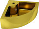 vidaXL Επιτοίχιος Κρεμαστός / Επικαθήμενος Νιπτήρας Κεραμικός 45x32cm Χρυσός