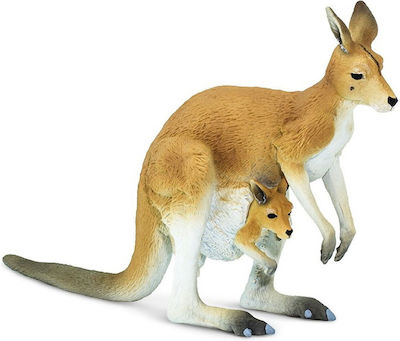 Safari Ltd Miniature Toy Kangaroo Baby 11.94cm.