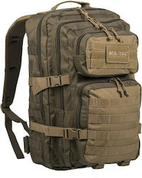 Mil-Tec US Assault Large Military Backpack Green/Coyote 36lt