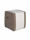 Homeplast Outdoor Storage Box Strong Box Compact 100lt Beige L50xW54xH57cm