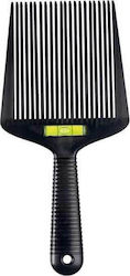 Eurostil Flattopper Comb Hair for Hair Cut Black 76939