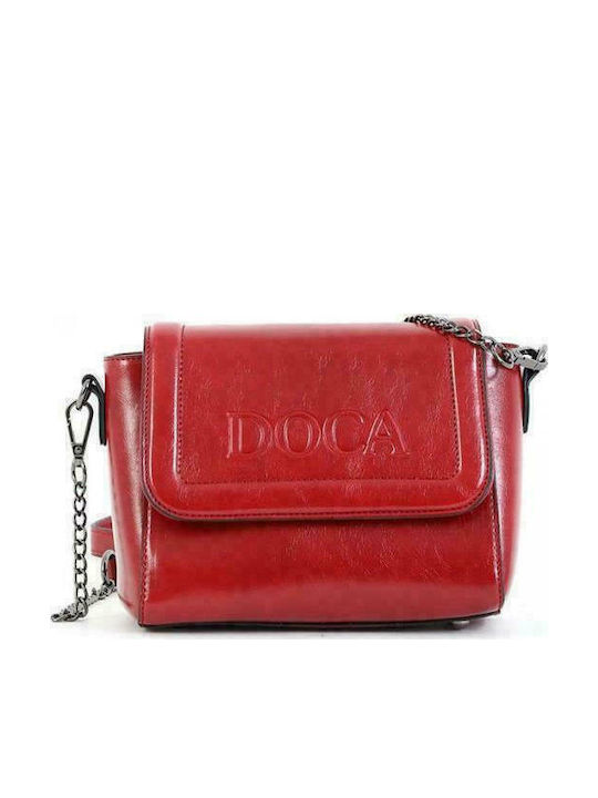 Doca Damen Tasche Crossbody Rot 15439