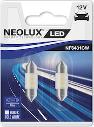 Neolux Led NF6431CW Lampen C5W LED Kaltes Weiß 2Stück