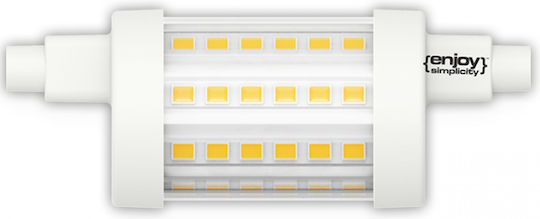 Elvhx Λάμπα LED 8.2W για Ντουί R7S και Σχήμα G12 Θερμό Λευκό 1055lm