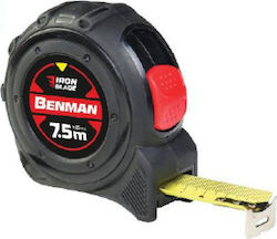 Benman Tape Measure with Auto-Rewind 16mm x 3m