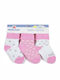 Kikka Boo Kids' Ankle Socks Pink 3 Pairs