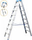 Palbest Ultra Plus Doppelter Kombinationsleiter Aluminium