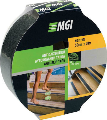 MGI Μαύρη Autocolantă Bandă de aderență Neagră 25mmx20m 1buc MGI97820