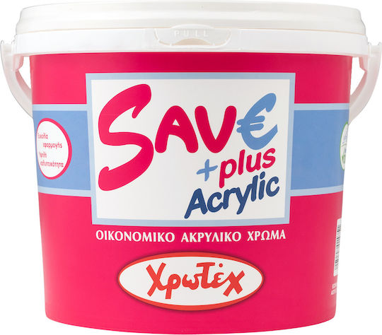 CHrotech Save Plus Acrylic Plastic Vopsea pentru Utilizare Externă 3lt
