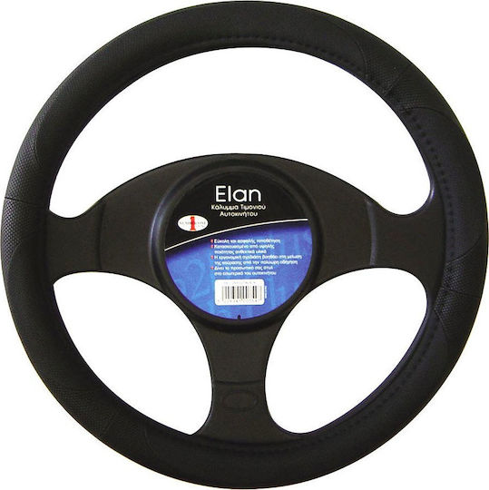 Car Steering Wheel Cover Elan with Diameter 37-38cm Synthetic Black