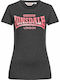 Lonsdale Tulse Damen Sportlich T-shirt Schwarz 114026