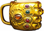 Paladone Infinity War - Gauntlet Κούπα Κεραμική Χρυσή