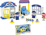 MG Toys Miniatur-Spielzeug Police Station Playset für 1.5+ Jahre