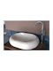 Bati Bali Ovalite Aufgesetztes Waschbecken Stein 55x40x13cm Beige