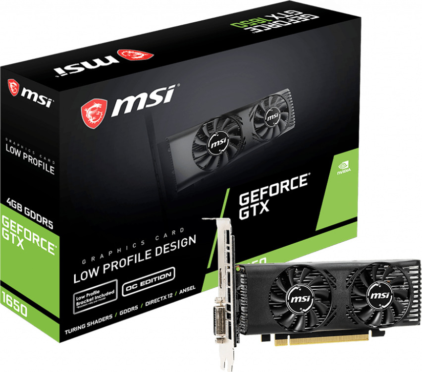 MSI GeForce GTX 1650 4GB LP OC - Skroutz.gr