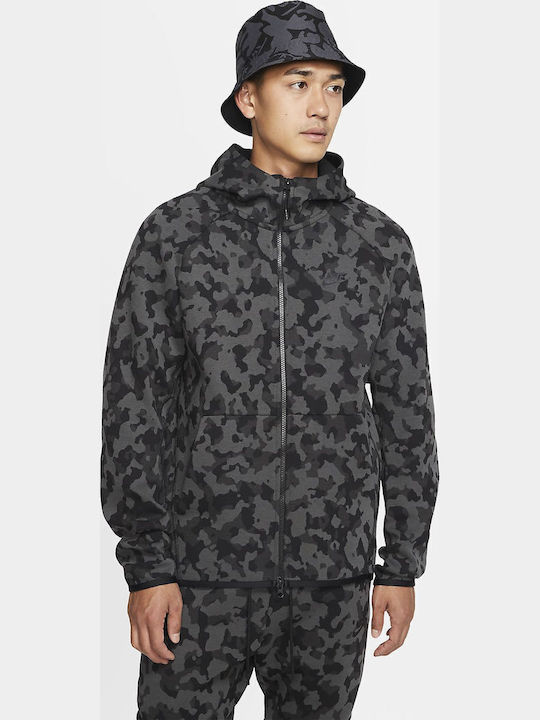 Sportswear Tech Fleece Суитшърт с Качулка Камуфлажно черно