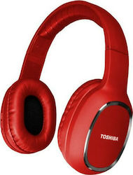 Toshiba RZE-BT160H Ασύρματα/Ενσύρματα On Ear Sports Ακουστικά με 6 ώρες Λειτουργίας Κόκκινα