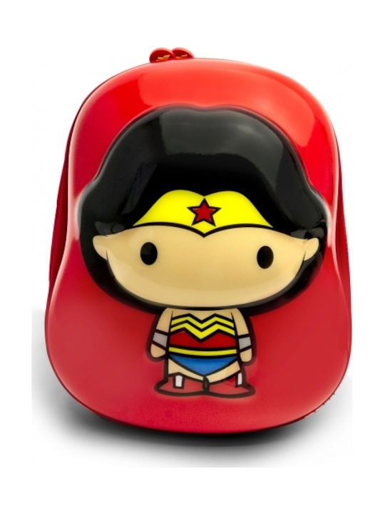 Ridaz Wonder Woman Παιδική Τσάντα Πλάτης Κόκκινη 29x29x15εκ.