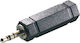Vivanco Convertor 3.5mm masculin în 6.3mm feminin 1buc 46065