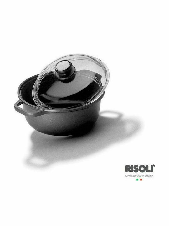 Risoli Blackplus Oală adâncă din Aluminiu Turnat 3.5lt / 24cm