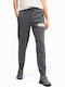 Puma Athletics Men's Fleece Sweatpants with Rubber Gray