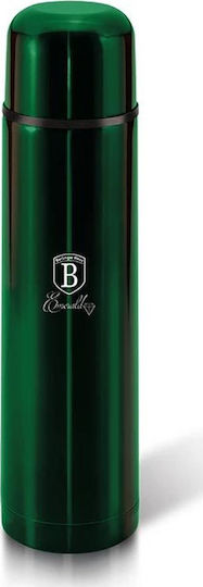 Berlinger Haus Thick Walled Vacuum Flask Μπουκάλι Θερμός Ανοξείδωτο 1lt Πράσινο με Καπάκι-Κύπελλο
