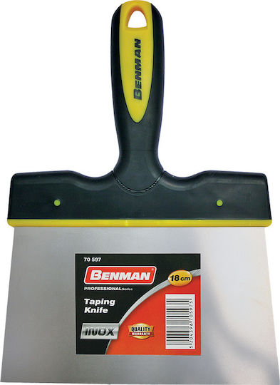 Benman Spatula Inox 120mm with Plastic Handle 70594