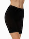 High-waisted Women's Boxer with Lace Black