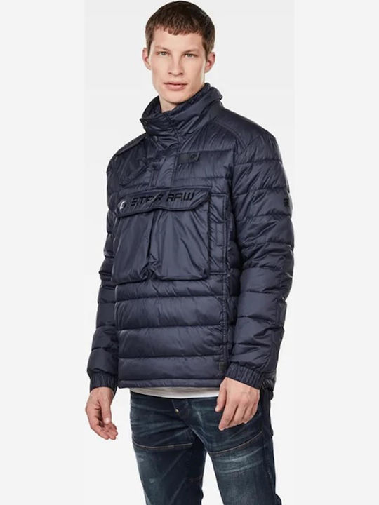 G-Star Raw Herren Winter Jacke Marineblau